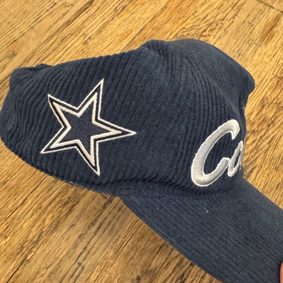 Dallas Cowboys '47 Golden Age Relaxed Corduroy Hitch Adjustable Hat -Navy PREOWN - Picture 2 of 4
